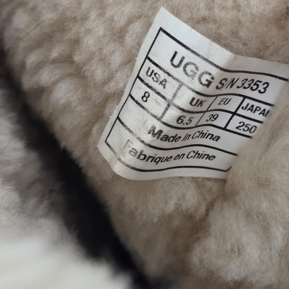 UGG Gold Sequin Classic Short Boots - Picture 15 of 16